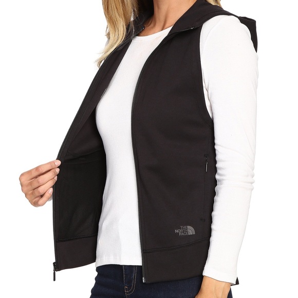The North Face Tops - North face hooded vest and black